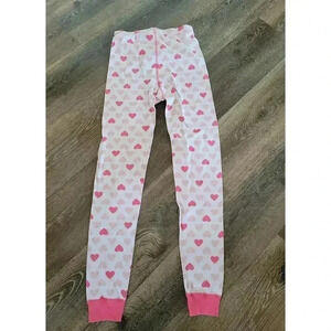 Hanna Andersson heart‎ girls Pajama bottoms size 14 #4